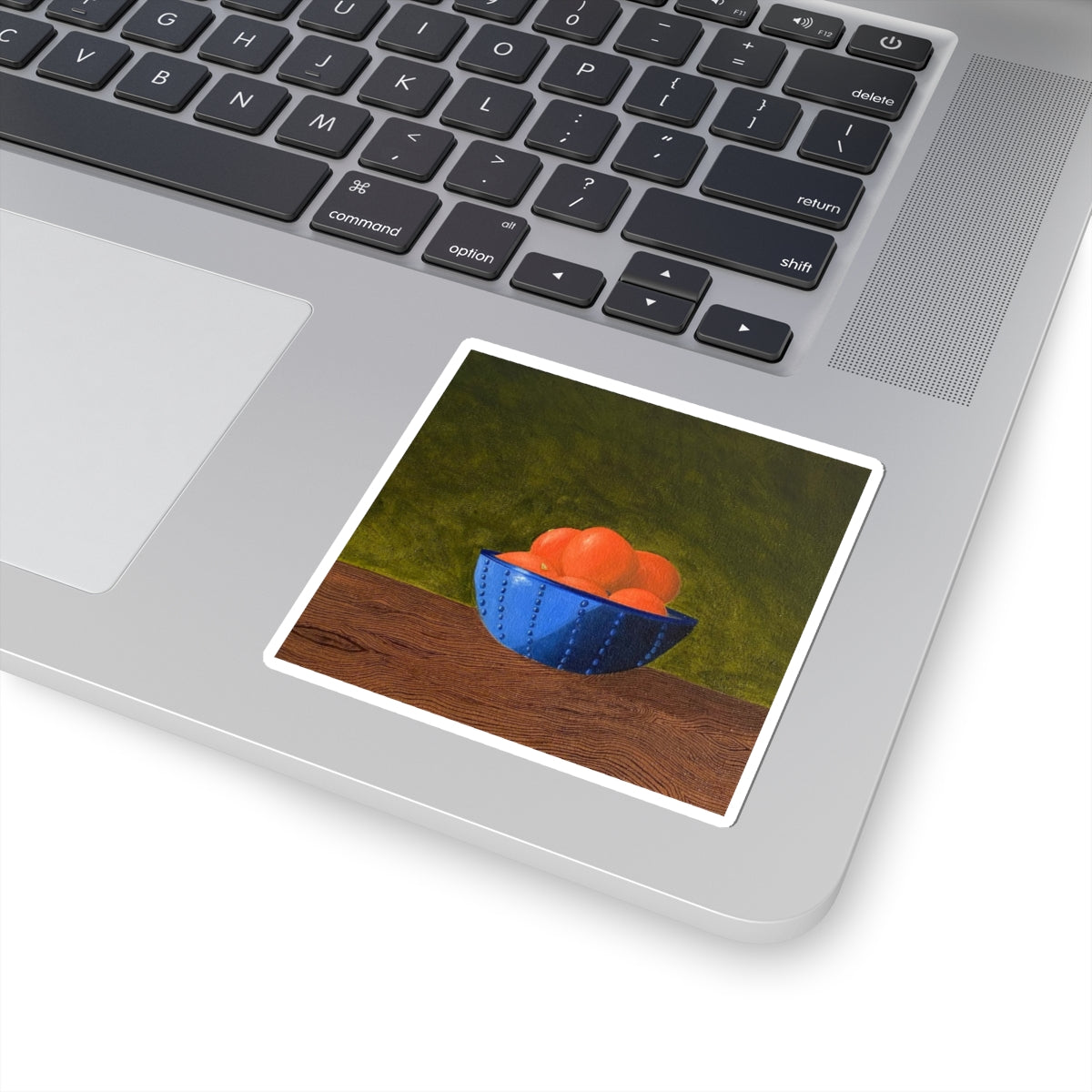 Oranges In Blue - Sticker